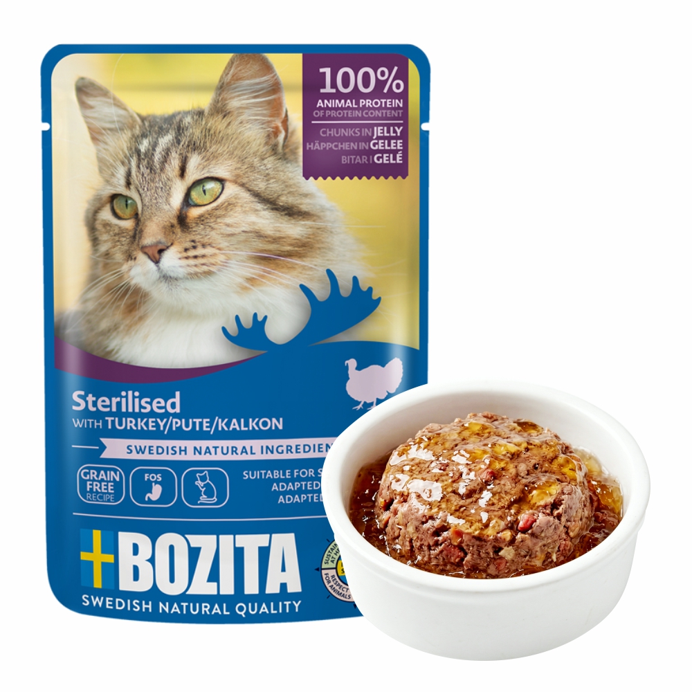 Karma BOZITA Sterilised kot 85g indyk w galarecie